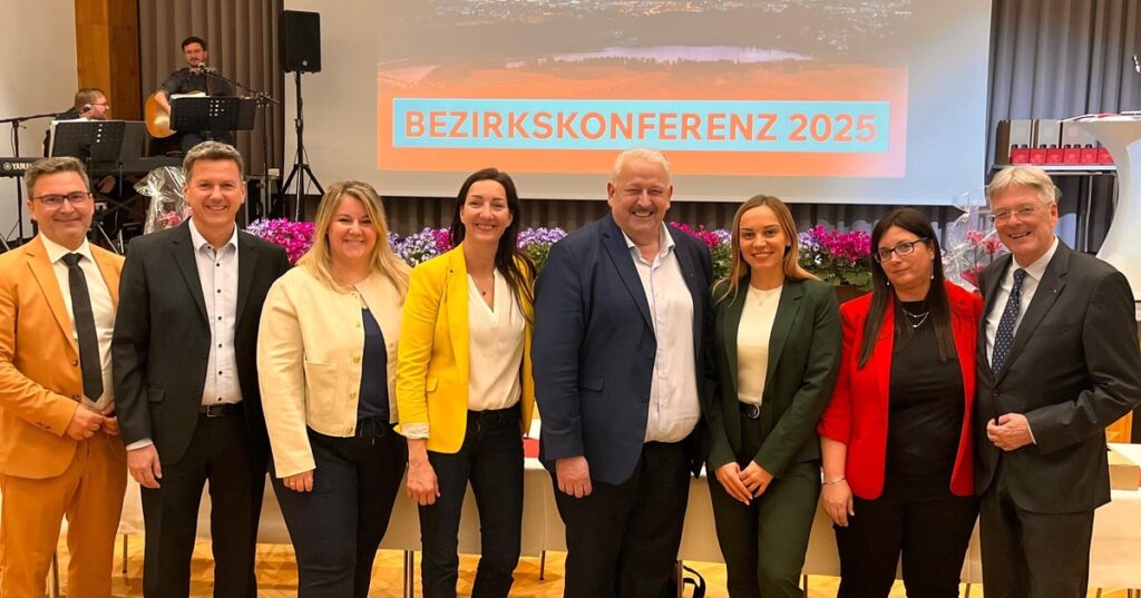Hermann Srienz mit 92,6% als Bezirksparteivorsitzender am Bezirksparteitag der SP&Ouml; V&ouml;lkermarkt gew&auml;hlt