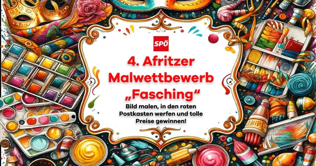 4. Afritzer Malwettbewerb &bdquo;Fasching&ldquo;